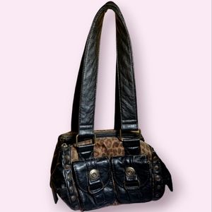 Mudd Mini Leopard Print Purse